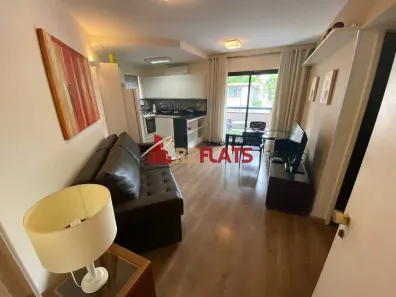 Flat com 1 Quarto para alugar, 40m² no Itaim Bibi, São Paulo