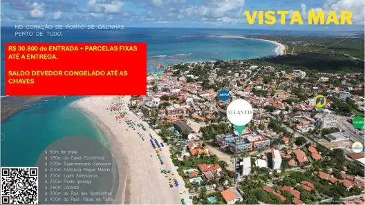Flat com 1 Quarto à venda, 29m² no Porto de Galinhas, Ipojuca