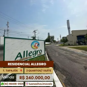 Apartamento com 2 Quartos à venda, 60m² no Colônia Terra Nova, Manaus