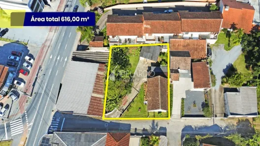 Lote/Terreno à venda, 616m² no Água Verde, Blumenau