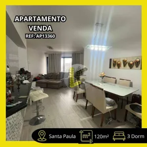 Apartamento com 3 Quartos à venda, 120m² no Santa Paula, São Caetano do Sul