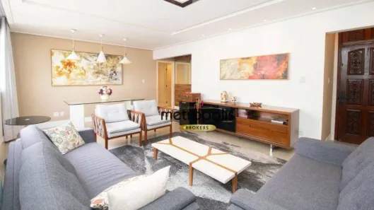 Apartamento com 3 Quartos para venda ou aluguel, 136m² no Santo Antônio, São Caetano do Sul
