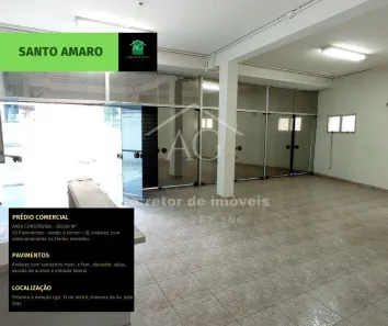 Prédio Residencial com 1 Quarto para alugar, 610m² no Santo Amaro, São Paulo