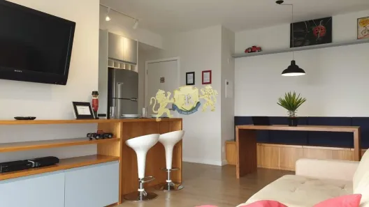 Flat com 1 Quarto à venda, 50m² no Santo Amaro, São Paulo