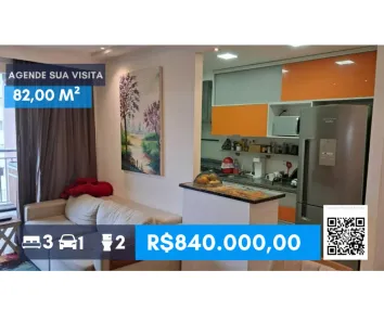 Apartamento com 3 Quartos à venda, 82m² no Jardim Esmeralda, São Paulo