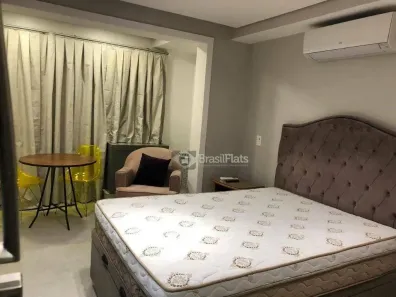 Flat com 1 Quarto para alugar, 25m² no Santo Amaro, São Paulo