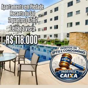 Apartamento com 2 Quartos à venda, 42m² no Piedade, Jaboatão dos Guararapes