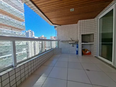 Apartamento com 3 Quartos para alugar, 110m² no Canto do Forte, Praia Grande