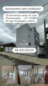 Apartamento com 2 Quartos à venda, 56m² no Nova Barra Velha, Barra Velha