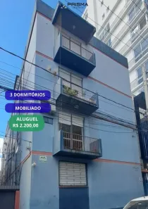 Apartamento com 3 Quartos para alugar, 90m² no Centro, Santa Maria