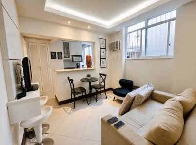 Apartamento com 1 Quarto para alugar, 47m² no Leblon, Rio de Janeiro