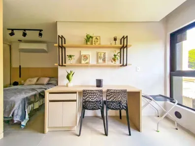 Apartamento com 1 Quarto para alugar, 26m² no Centro, Blumenau