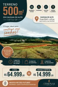 Lote/Terreno à venda, 500m² no dos Mendes (Caucaia do Alto), Cotia
