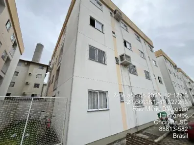 Apartamento com 2 Quartos à venda, 52m² no Linha Batista, Criciúma