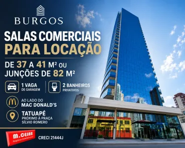Sala Comercial para alugar, 41m² no Vila Gomes Cardim, São Paulo