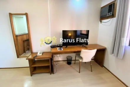 Flat com 1 Quarto para alugar, 25m² no Moema, São Paulo