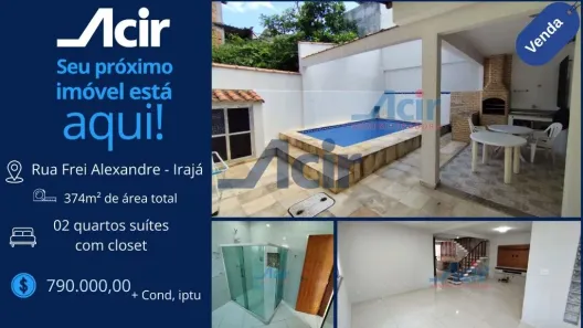 Casa com 2 Quartos à venda, 373m² no Irajá, Rio de Janeiro