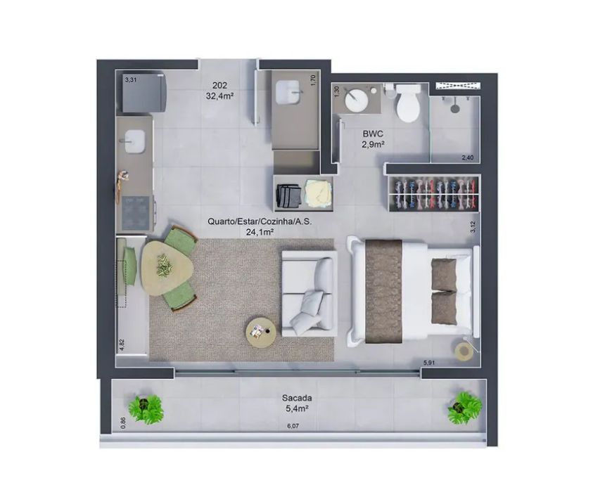 D NEX SMART LIVING no Jardim Atlântico, Florianópolis