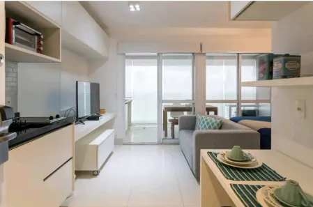 Apartamento com 1 Quarto para alugar, 38m² no Brooklin Paulista, São Paulo