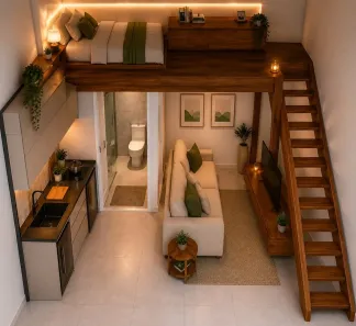 Apartamento com 1 Quarto à venda, 26m² no Campeche, Florianópolis