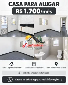 Apartamento com 2 Quartos para alugar, 52m² no Jardim Helena, Taboão da Serra