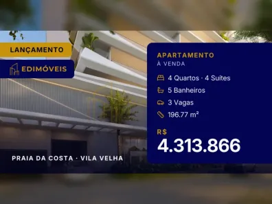 Apartamento com 4 Quartos à venda, 196m² no Praia da Costa, Vila Velha