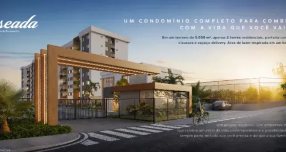 Apartamento com 2 Quartos à venda, 56m² no Buraquinho, Lauro de Freitas