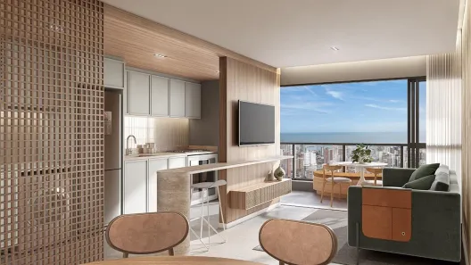 Apartamento com 2 Quartos à venda, 66m² no Meireles, Fortaleza