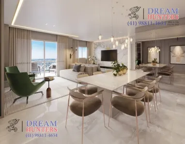 Apartamento com 3 Quartos à venda, 145m² no Juvevê, Curitiba