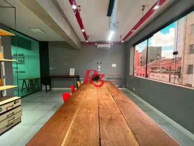 Sala Comercial para alugar, 500m² no Centro, Santos
