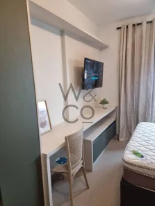 Apartamento com 1 Quarto para alugar, 27m² no Brooklin Novo, São Paulo