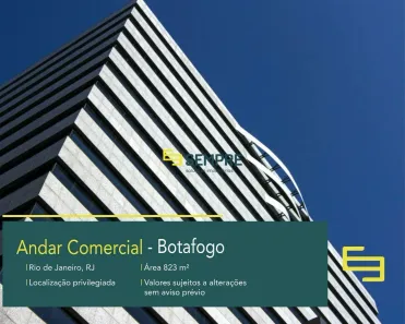 Sala Comercial para alugar, 823m² no Botafogo, Rio de Janeiro