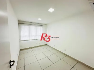 Sala Comercial para alugar, 80m² no Macuco, Santos