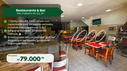 Ponto Comercial à venda, 120m² no Centro, São Caetano do Sul