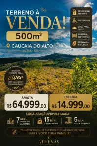 Lote/Terreno à venda, 500m² no dos Mendes (Caucaia do Alto), Cotia