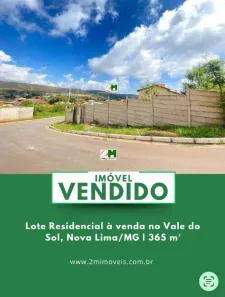 Lote/Terreno à venda, 365m² no Vale do Sol, Nova Lima