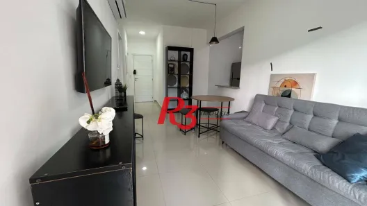 Apartamento com 1 Quarto para alugar, 54m² no José Menino, Santos
