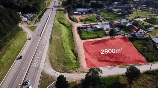 Lote/Terreno à venda, 2800m² no Lagoinha, Mandirituba