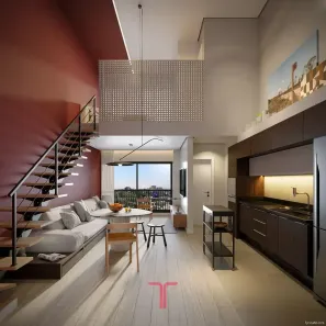 Apartamento com 1 Quarto à venda, 55m² no Campo Comprido, Curitiba