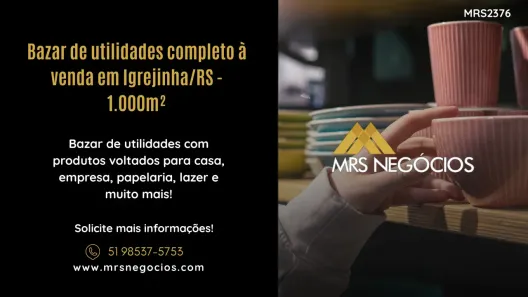 Ponto Comercial à venda, 1000m² no 15 De Novembro, Igrejinha