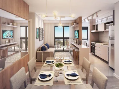 Apartamento com 2 Quartos à venda, 44m² no Campina do Siqueira, Curitiba