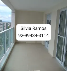 Apartamento com 3 Quartos para alugar, 133m² no São Jorge, Manaus