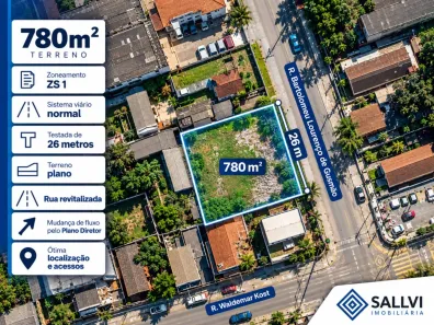 Lote/Terreno à venda, 780m² no Hauer, Curitiba