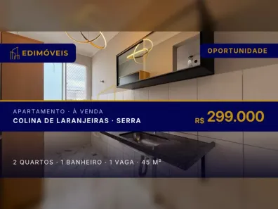 Apartamento com 2 Quartos à venda, 45m² no Colina de Laranjeiras, Serra
