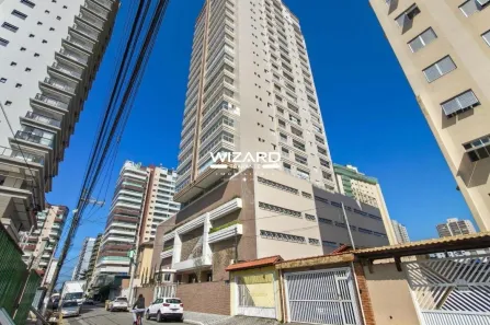 Apartamento com 2 Quartos para alugar, 78m² no Guilhermina, Praia Grande