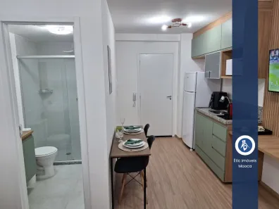 Apartamento com 1 Quarto para alugar, 27m² no Santo Amaro, São Paulo