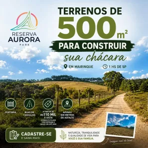 Lote/Terreno à venda, 500m² no Centro, Mairinque