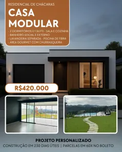 Fazenda/Sítio com 2 Quartos à venda, 103m² no Recreio Topázio (Caucaia do Alto), Cotia