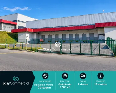 Galpão/Depósito/Armazém para alugar, 3583m² no Campina Verde, Contagem