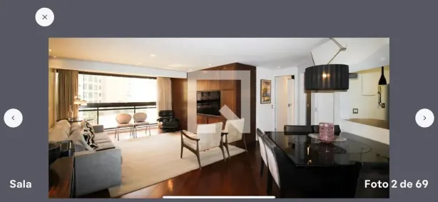 Apartamento com 3 Quartos para alugar, 125m² no Indianópolis, São Paulo